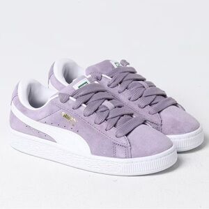 Puma Suede Sneakers - Purple and White